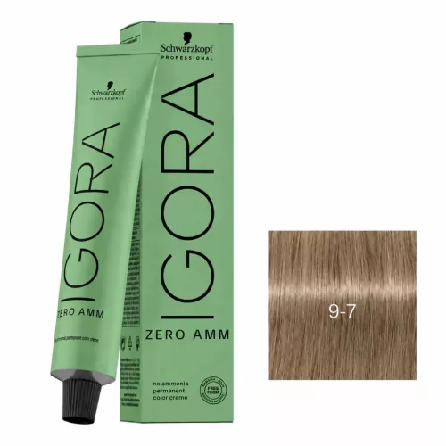 Igora Zero Amm ammóniamentes hajfesték 60 ml 9-7