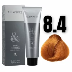 Allwaves Color&Creme hajfesték 100ml 8.4