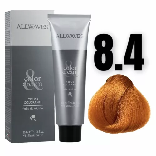 Allwaves Color&Creme hajfesték 100ml 8.4