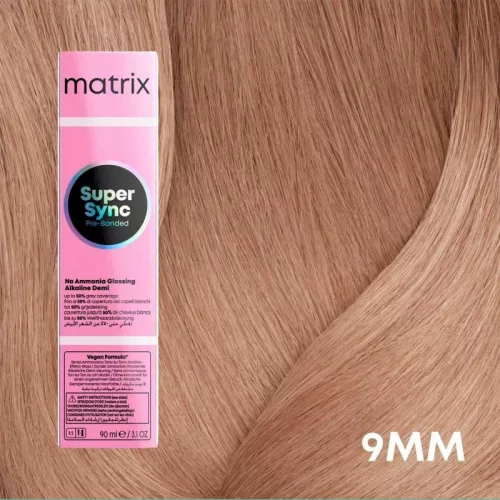 Matrix Super Sync ammóniamentes féltartós hajszínező 90ml 9MM