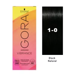   Igora Vibrance tartós hajszínező 60ml 1-0 Fekete Természetes