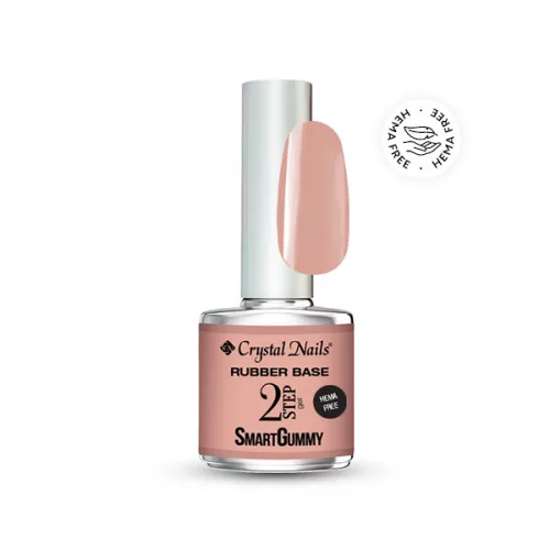 Crystal Nails 2S SmartGummy HEMA Free Rubber base gel - Nr13 Sweet Cream 8ml 118755