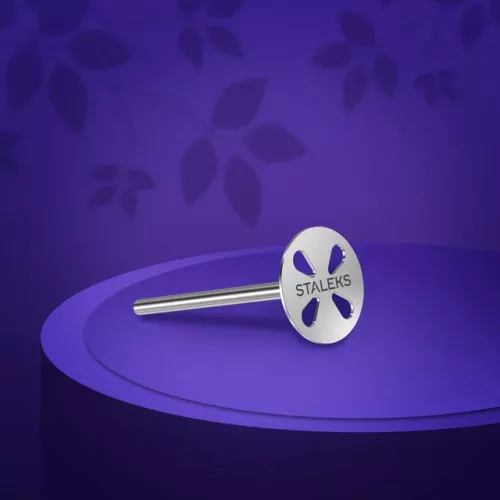 Staleks Pedikűr korong szett 5db eldobható reszelőfejjel 15mm (180-as szemcseméret) PDLset-15