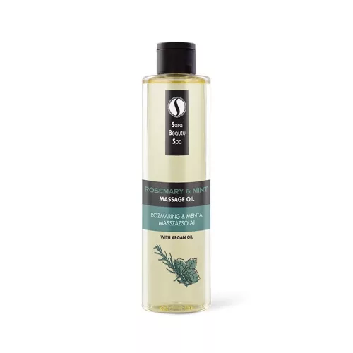 Sara Beauty Masszázsolaj - Rozmaring-Menta - 250 ml SBS370