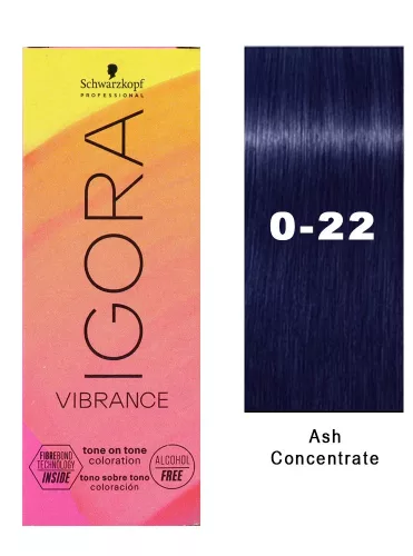 Igora Vibrance tartós hajszínező 60ml 0-22 természetes hamu booster