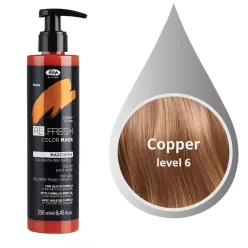 Lisap refresh color színező maszk 250ml Copper