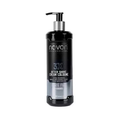 NOVON - 3X - Black Fire - Aftershave Krém Cologne 400ml