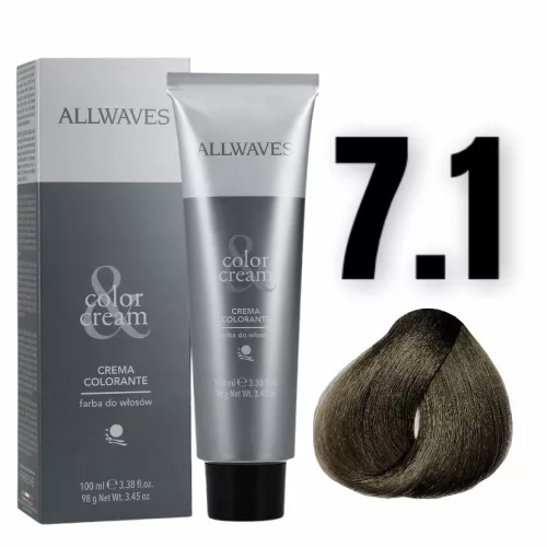 Allwaves Color&Creme hajfesték 100ml 7.1