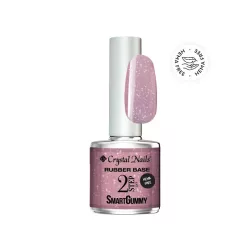   Crystal Nails 2S SmartGummy HEMA Free Rubber base gel - Nr06 Shimmer rose 8ml 119148