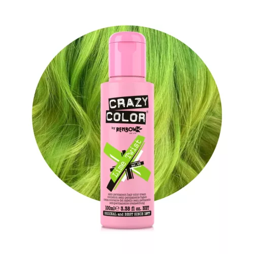Crazy Color  hajszínező 100 ml 68 Lime Twist