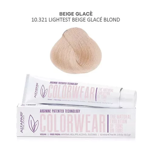 Alfaparf Colorwear hajszínező 60ml 10.321 nagyon világos jeges bézs szőke