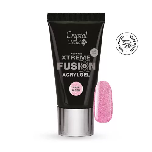 Crystal Nails HEMA Free Xtreme Fusion AcrylGel - Sugar Bloom 27ml (30g) 119391