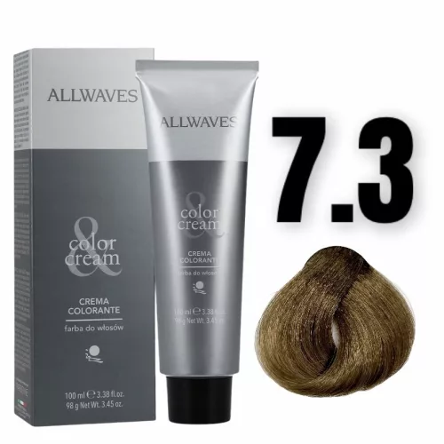 Allwaves Color&Creme hajfesték 100ml 7.3