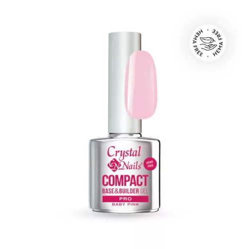 Crystal Nails Compact Pro Base&Builder - Baby Pink 8ml 118735