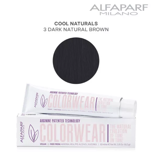 Alfaparf Colorwear hajszínező 60ml 3 sötét természetes barna