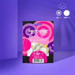   Staleks Pododisc öntapadó pedikűr csiszolókorong 50db-os M 240 szemcseméret PDFS-20-240w
