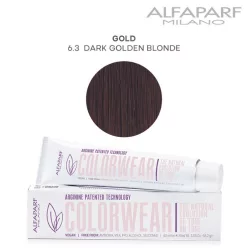   Alfaparf Colorwear hajszínező 60ml 6.3 sötét arany szőke