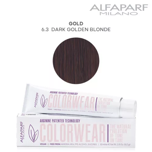 Alfaparf Colorwear hajszínező 60ml 6.3 sötét arany szőke