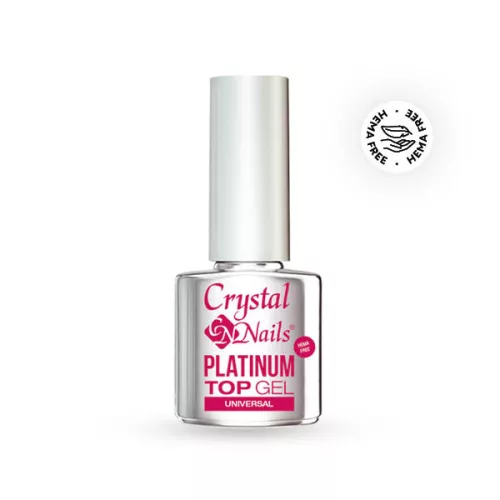 Crystal Nails Platinum Top Gel - 4ml 119306