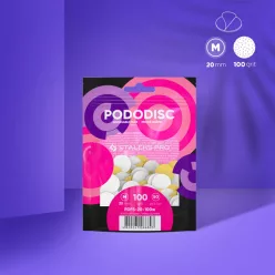   Staleks Pododisc öntapadó pedikűr csiszolókorong 50db-os M100 szemcseméret PDFS-20-100w
