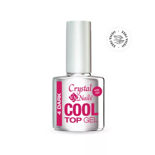 Crystal Nails Cool Top Gel HEMA Free 4 Dark - 13ml 119005