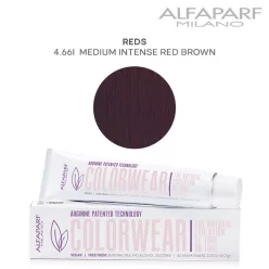   Alfaparf Colorwear hajszínező 60ml 4.66I közép intenzív vörös barna