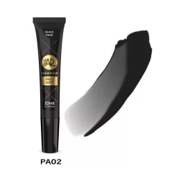 MAKEAR ProArt Gel festőzselé PA02 - 10 ml - Black