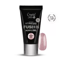   Crystal Nails HEMA Free Xtreme Fusion AcrylGel - Shimmer Rose 27ml (30g) 119403