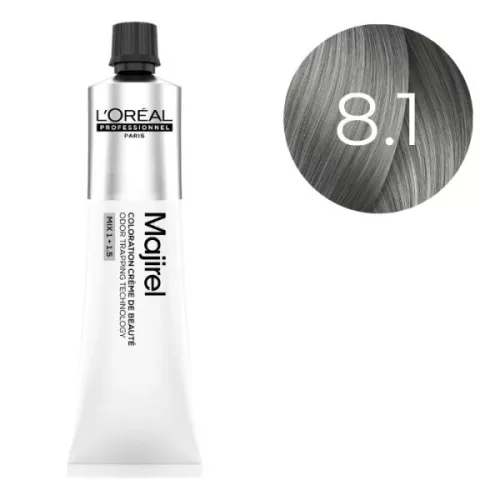 Loreal Majirel hajfesték 60ml 8.1 világos szőke hamvas