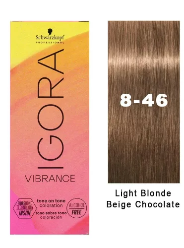 Igora Vibrance tartós hajszínező 60ml 8-46