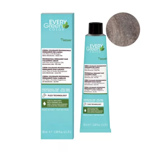 Everygreen Color hajfesték 100ml 9.11 nagyon világos szőke hamvas intenzív