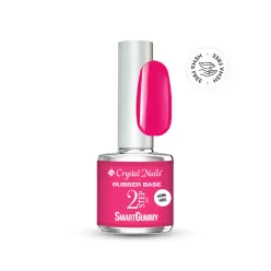  Crystal Nails 2S HEMA Free SmartGummy Rubber base gel - Nr19 Electric Pink 8ml 119026