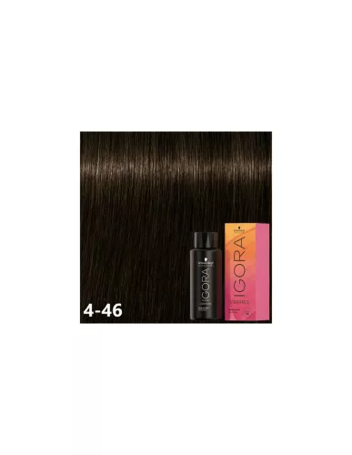 Igora Vibrance tartós hajszínező 60ml 4-46