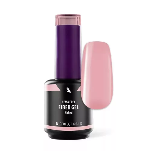 Perfect Nails Fiber Vitamin Base Gel - Hema Free Erősített Gél Lakk Alap - Naked - 15ml PNZ340