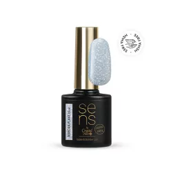   Crystal Nails SENS AURORA FLAKE HEMA Free base&builder gel - blue 10ml 118395