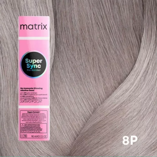 Matrix Super Sync ammóniamentes féltartós hajszínező 90ml 8P 