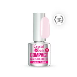   Crystal Nails Compact Base gel HEMA Free - Milky rose 4ml 118969 