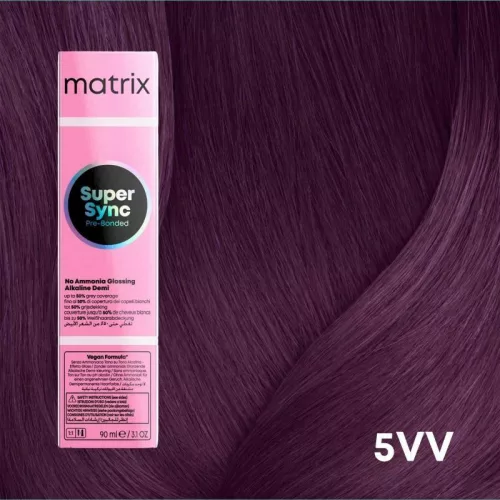 Matrix Super Sync ammóniamentes féltartós hajszínező 90ml  5VV