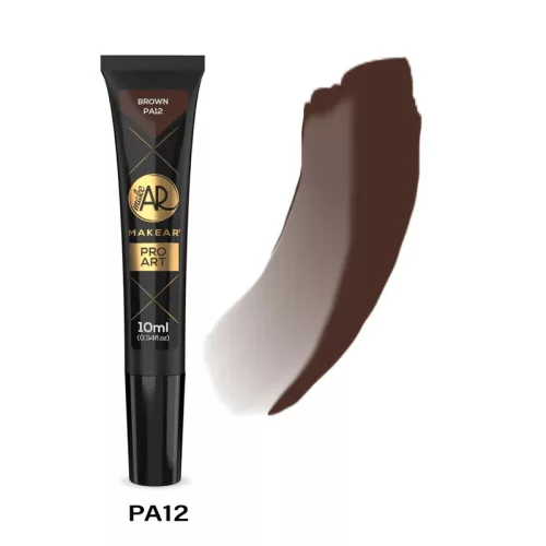 MAKEAR ProArt Gel festőzselé PA12 - 10 ml - Brown