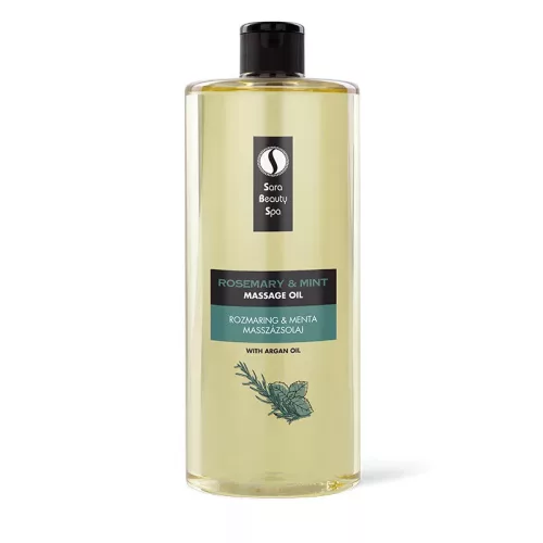 Sara Beauty Masszázsolaj - Rozmaring-Menta - 1000 ml SBS371