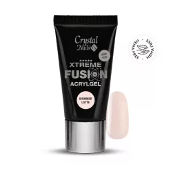   Crystal Nails HEMA Free Xtreme Fusion AcrylGel - Shimmer Latte 27ml (30g) 119390