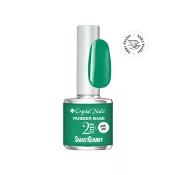   Crystal Nails 2S SmartGummy HEMA Free Rubber base gel - Nr32 Glowy Jungle 8ml 119157