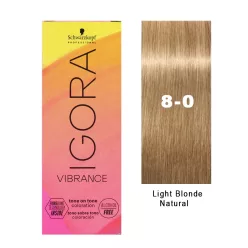   Igora Vibrance tartós hajszínező 60ml 8-0 világos szőke Természetes