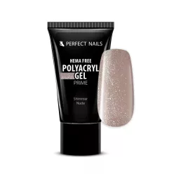   Perfect Nails PolyAcryl Gel Prime - Hema Free Tubusos Polygel - Shimmer Nude 30g PNZ4128
