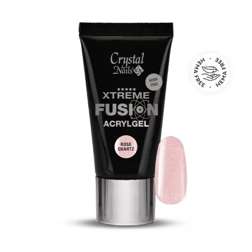 Crystal Nails HEMA Free Xtreme Fusion AcrylGel - Rose Quartz 27ml (30g) 119414