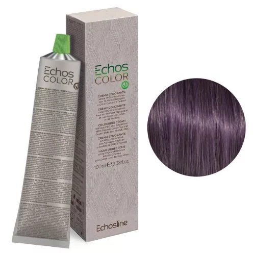 Echosline Echos Color PPD és rezorcin mentes vegán hajfesték 100ml 5.27 világos barna viola barna