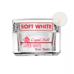 Crystal Nails Slower Soft White porcelán 40ml (28g) 3468