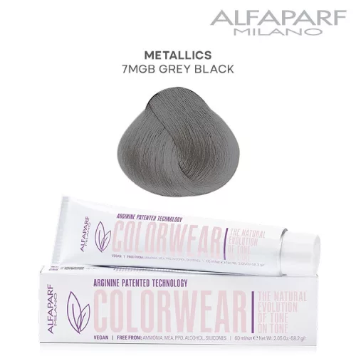 Alfaparf Colorwear hajszínező 60ml 7MGB metál szürkés fekete