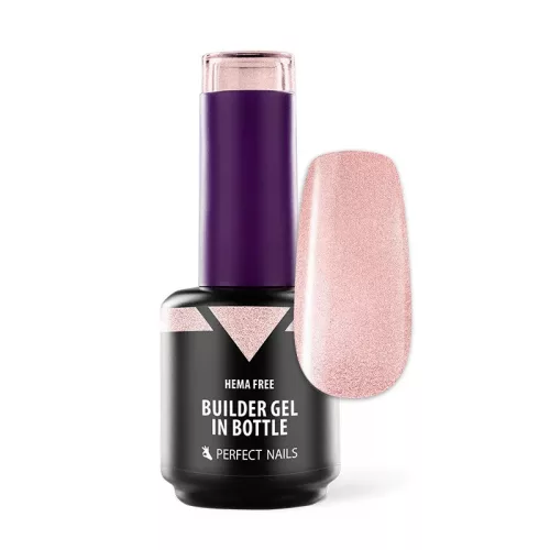 Perfect Nails HEMA FREE Builder Gel in Bottle - Színezett üveges építőzselé 15ml - Sparkling Rose PNZ278