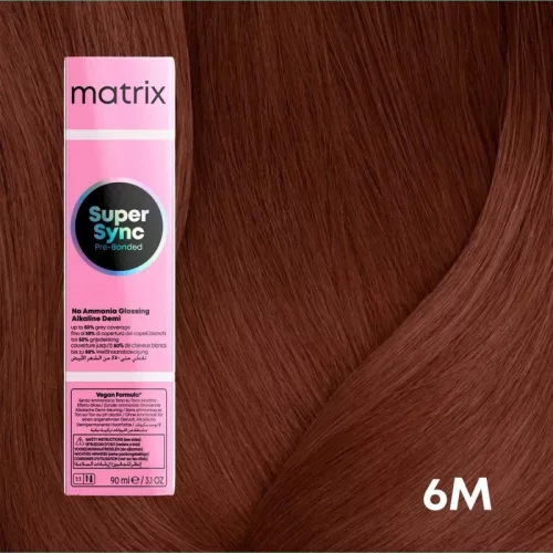 Matrix Super Sync ammóniamentes féltartós hajszínező 90ml 6M